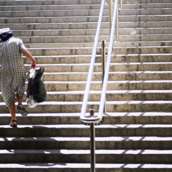 Old Lady -  Kodak Color 200, Pentax ZX10, September 2012